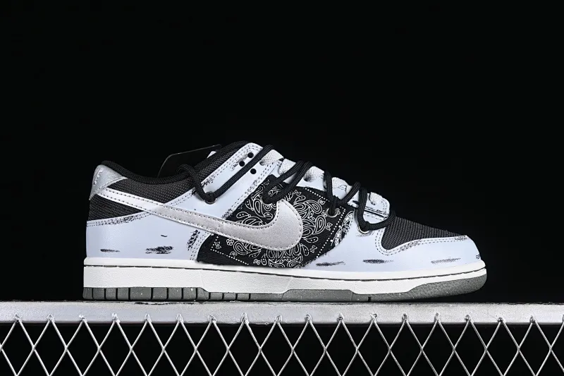 All Categories Nk SB Dunk Series Nk SB Dunk Low Low-top sneakers Nk Dunk Low Sanci Lab Dark Poker Old Dirty Shoes Premium Gray Cashew Pattern SB Strap Low-top Casual Shoes DM0108-001